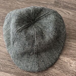 DPC Darfman Pacific Co. Newsboy Hat Cap Men’s British Cabbie Newsie Herringbone